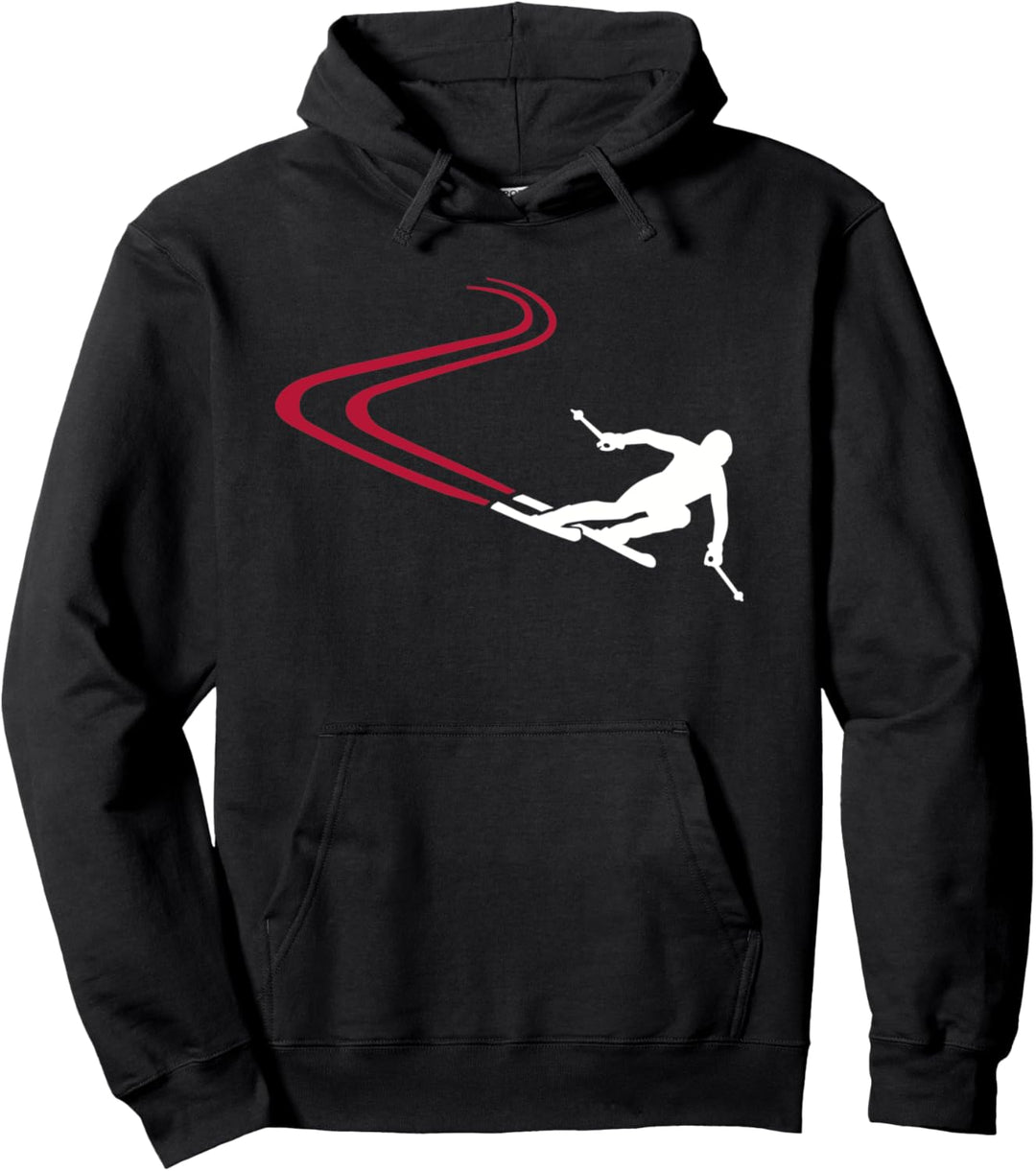 Alpin Ski Rennläufer Pullover Hoodie