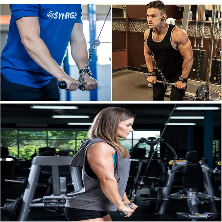 Taeku Kabelzug Fitnessgerät für Zuhause – Latzug & Trizeps Seilzug Trainer mit Riemenscheibe, Untera