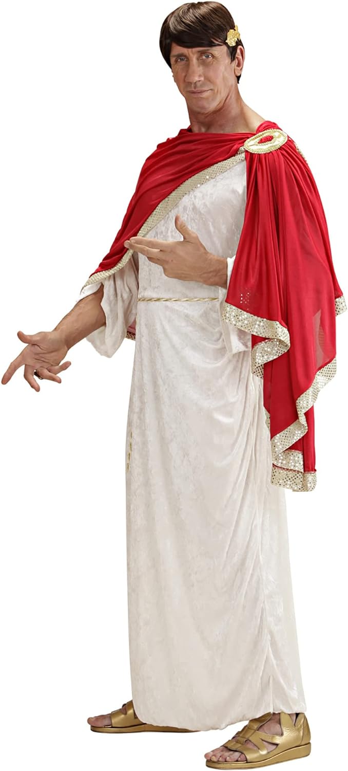 "MARCUS AURELIUS" (tunic with toga, belt, laurel crown) - (XL) Einheitsgrösse, Einheitsgrösse