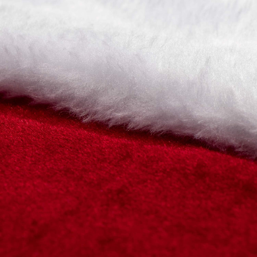 com-four® Premium Weihnachtsbaumdecke zum Schutz vor Tannennadeln - runde Christbaumdecke für den Li