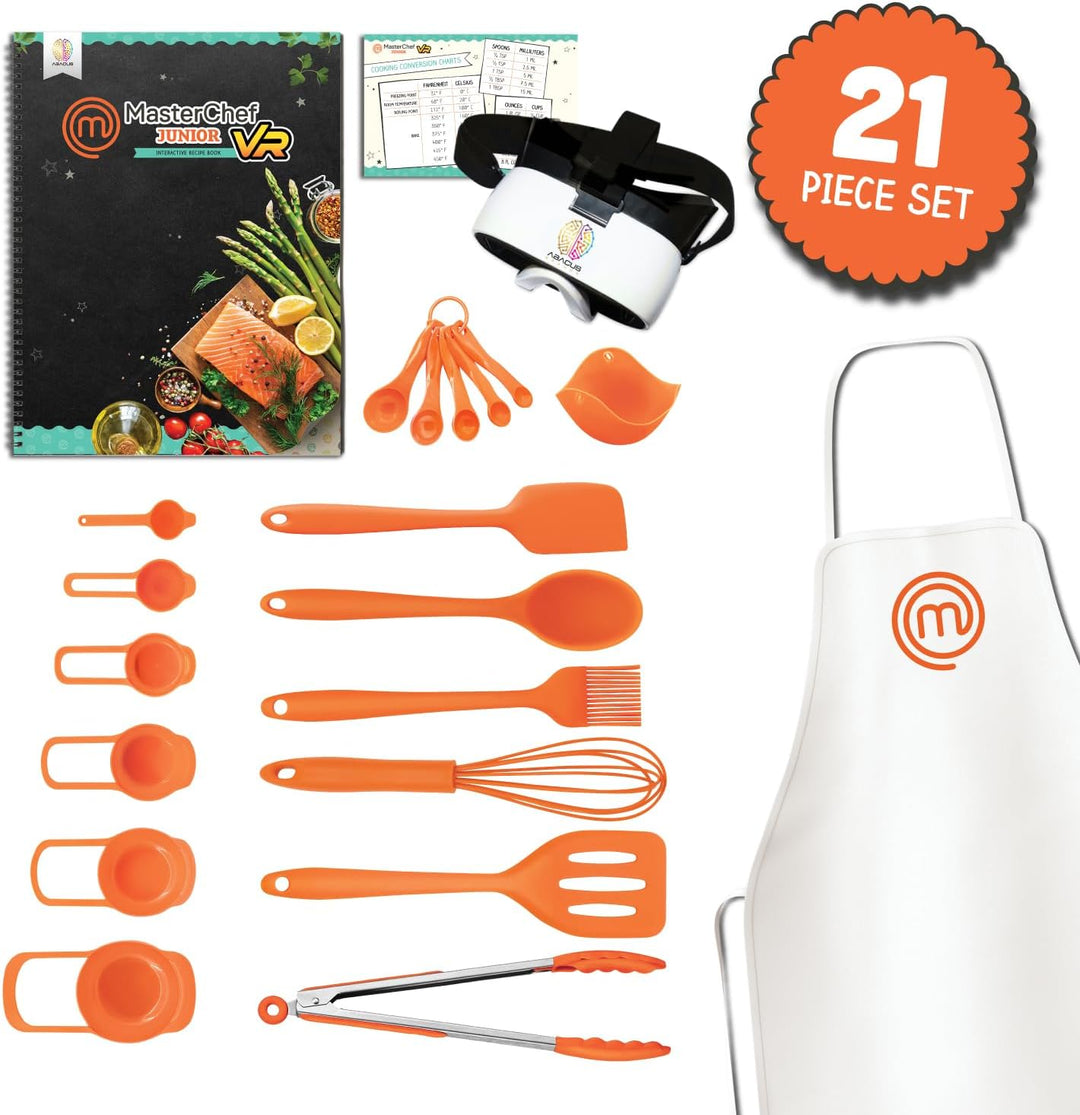 Abacus Brands VR MasterChef Junior – Virtual Reality Kinder-Kochbuch und interaktives Essen, Wissens
