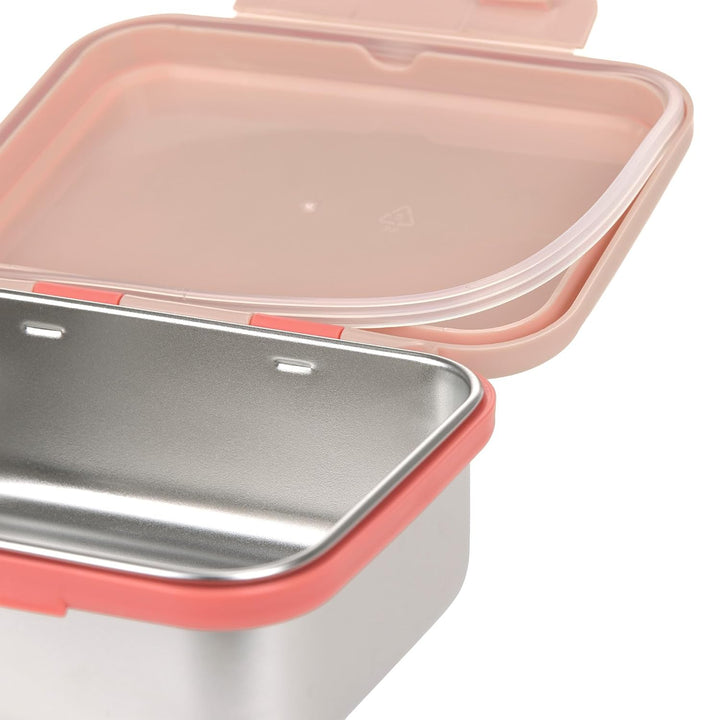 LÄSSIG Kinder Brotdose Edelstahl Lunchbox Frühstücksbox Nachhaltig Kindergarten Schule/Lunchbox Stai