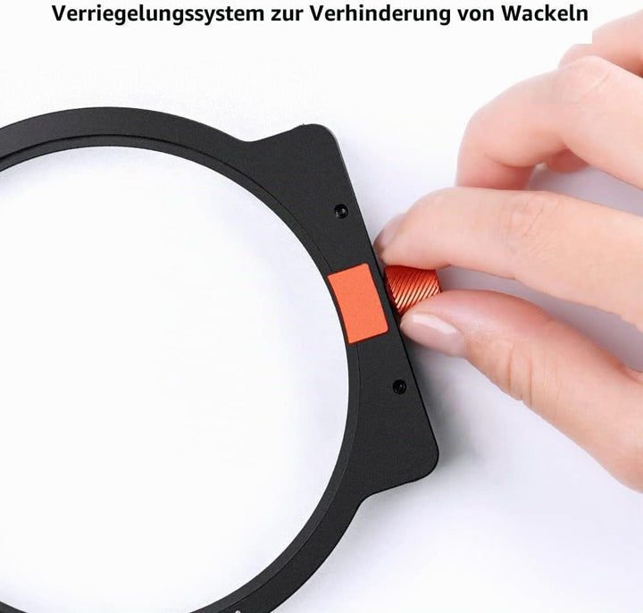 K&F Concept Nano-X Filterhalter Kit Rechteck-Filterhaltersystem(inkl.8er Filter Adapterringe), Filte