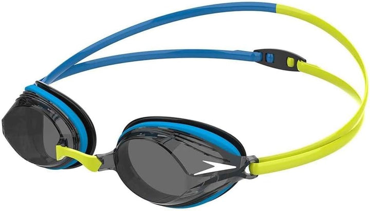 Speedo Unisex Vengeance Schwimmbrille | Wettkampf | Training Einheitsgrösse Atomic Lime/Pool Blue/Sm