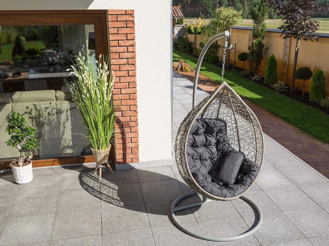 PillowPrim Hängesessel Kissen, Auflage für Polyrattan/Rattan Hängeschaukel, Polster, Hängekorb, Scha