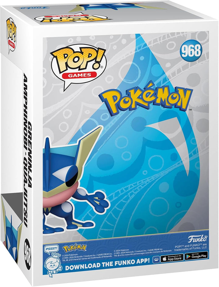 Funko POP! Games: Pokemon - Greninja - Quajutsu - Vinyl-Sammelfigur - Geschenkidee - Offizielle Hand