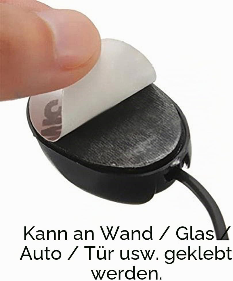 Angkoole Tragbares 3,5 mm externes Mikrofon für das Auto, professionelles externes Mikrofon für Auto