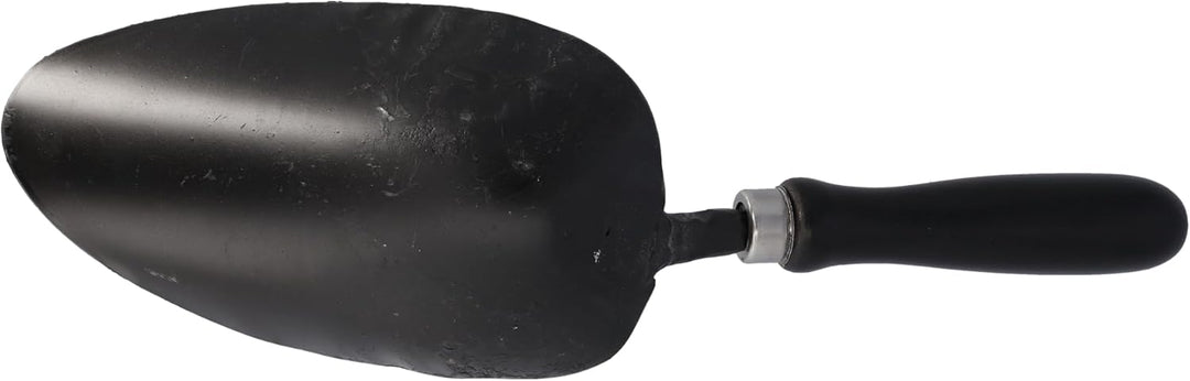 STUBAI Kohlenlöffel 4608 | ovale Schaufel aus Stahl | Heft schwarz lackiert | zum Aufnehmen von Kohl