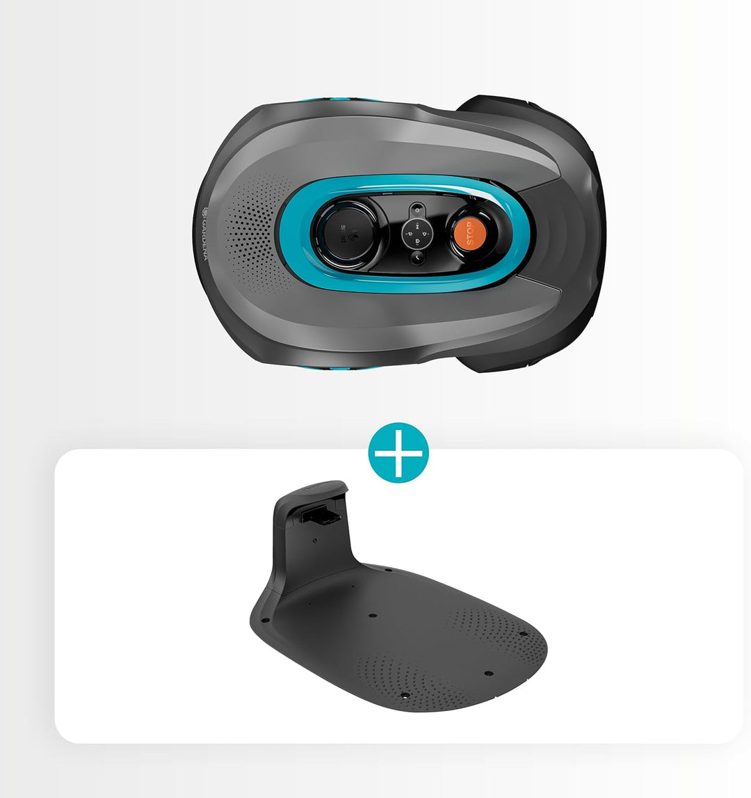 Gardena smart SILENO Sense 600 m² Mähroboter: Technologie ohne Begrenzungskabel, Mähen mit KI, Einge