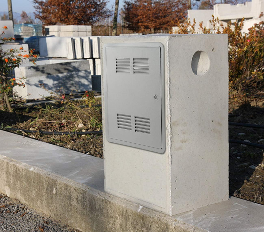 Die Belüftung sig3040g-y Revisionsklappe Gas aus ABS, grau, 335 x 435 mm Grau 335 x 435 mm Einbau-GA