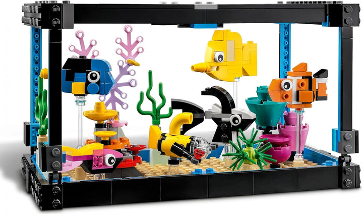 LEGO 31122 Creator 3 in 1 Aquarium Staffelei & Schatztruhe | 3 Modelle in 1 Set