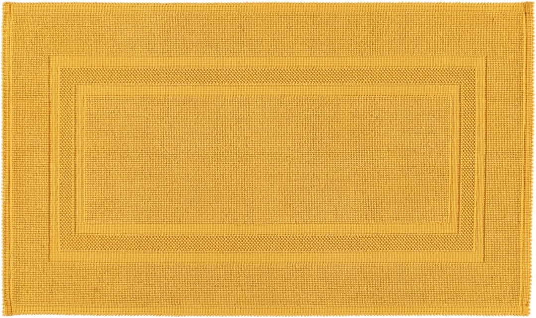 Rhomtuft Badteppich Gala Curry 348 - 70 x 120 cm Gold - 348 70x120 cm, Gold - 348 70x120 cm