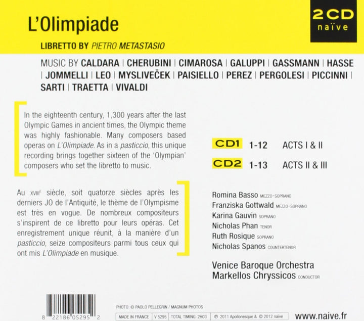 L'Olimpiade, Audio-CD