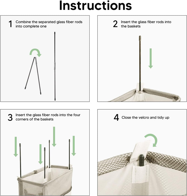 Rieeyrslza Faltbarer Wäschekorb mit Rollen 45L Schmaler Oxford-Stoff Faltbarer Wäschekorb dünner Wäs