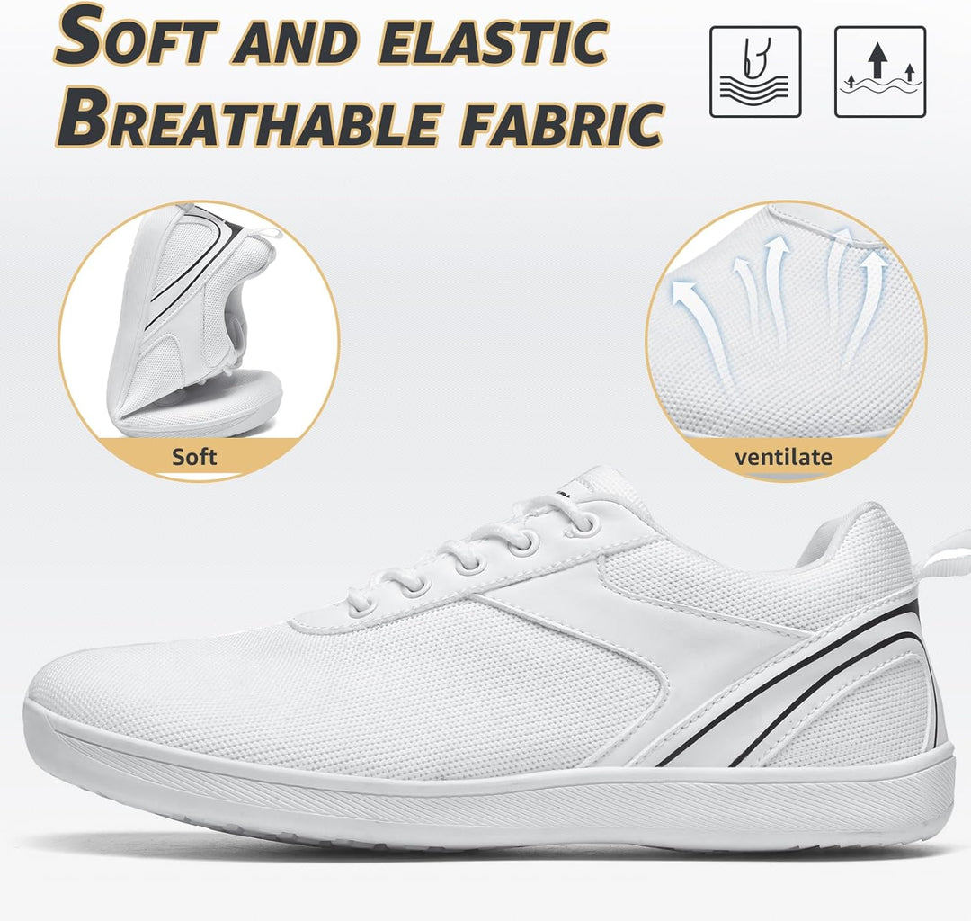 ASHION Unisex Barfussschuhe Damen Herren Barfussschuhe Breite Schuhe Walkingschuhe Traillaufschuhe S