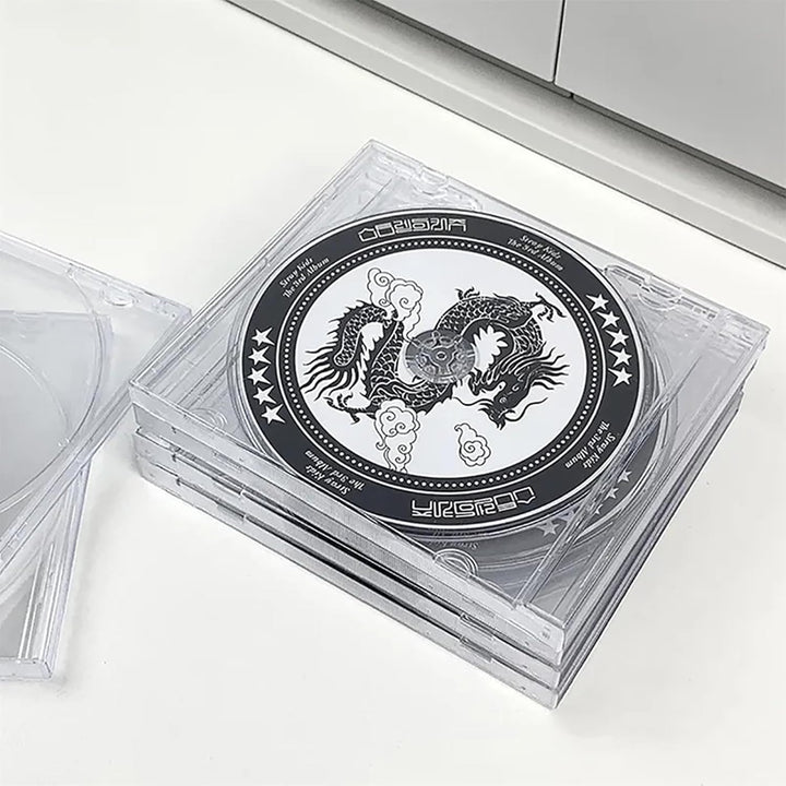 12 Stück 10,4 mm CD DVD Hüllen Standard Kunststoff transparent Jewel Case mit Montiert Klar Tablett