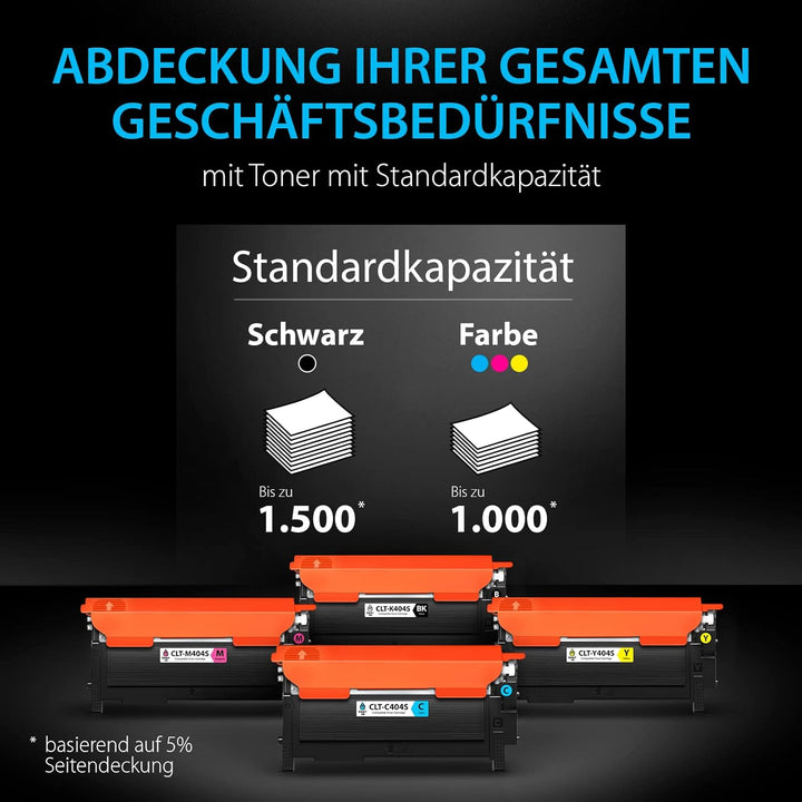 Smart Ink kompatible Tonerkartusche als Ersatz für Samsung CLT-404 CLT-P404C CLT-K404S CLT-C404S 4 T