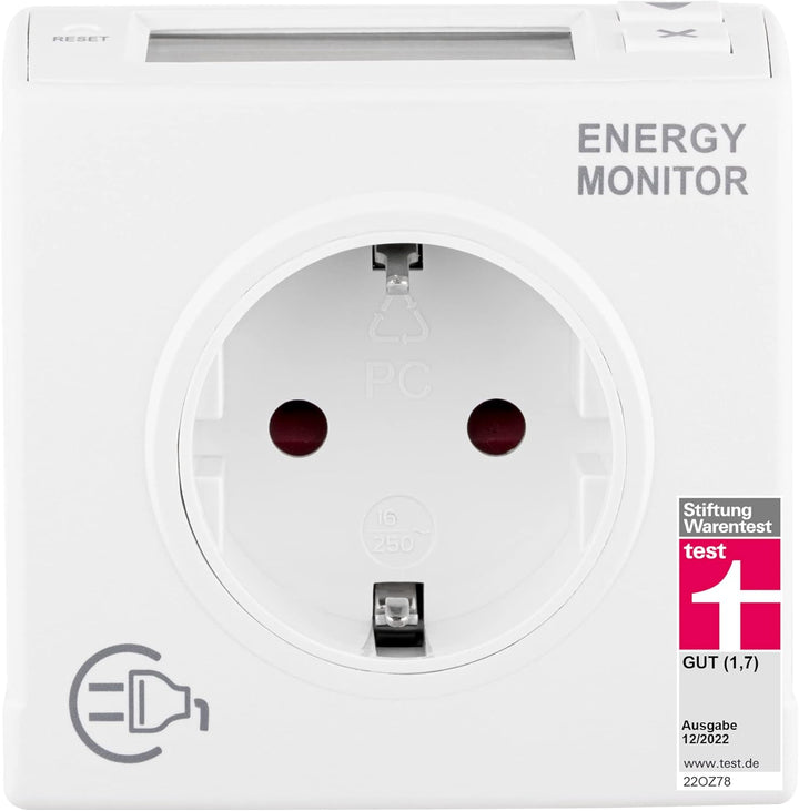 Güde Elektroheizer GEH 3000 P & REV Stromzähler – Ausgezeichnet von Stiftung Warentest mit Note 1,7