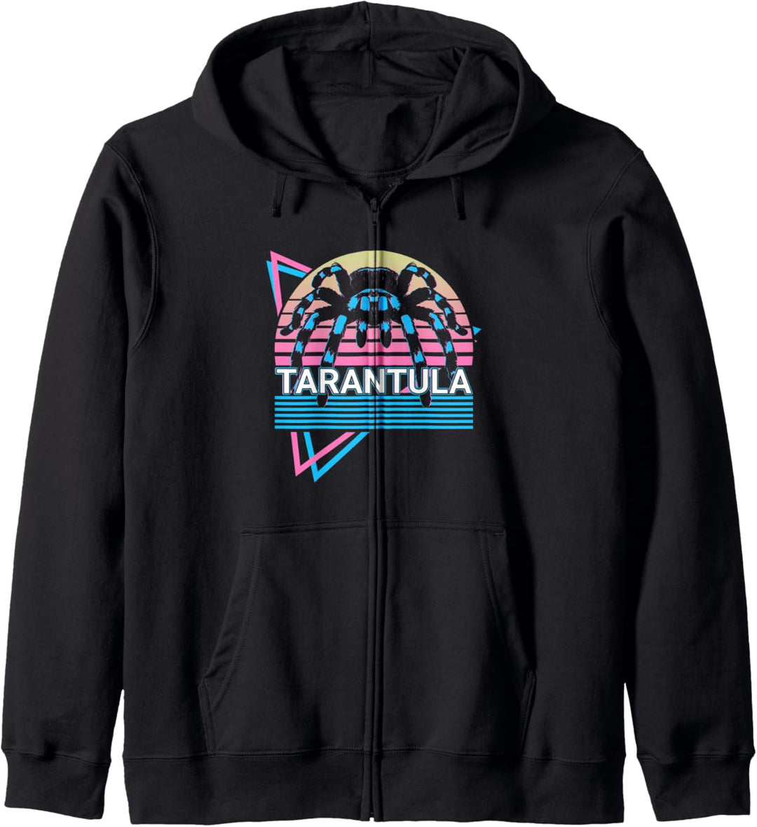 Vogelspinne Retro Kapuzenjacke