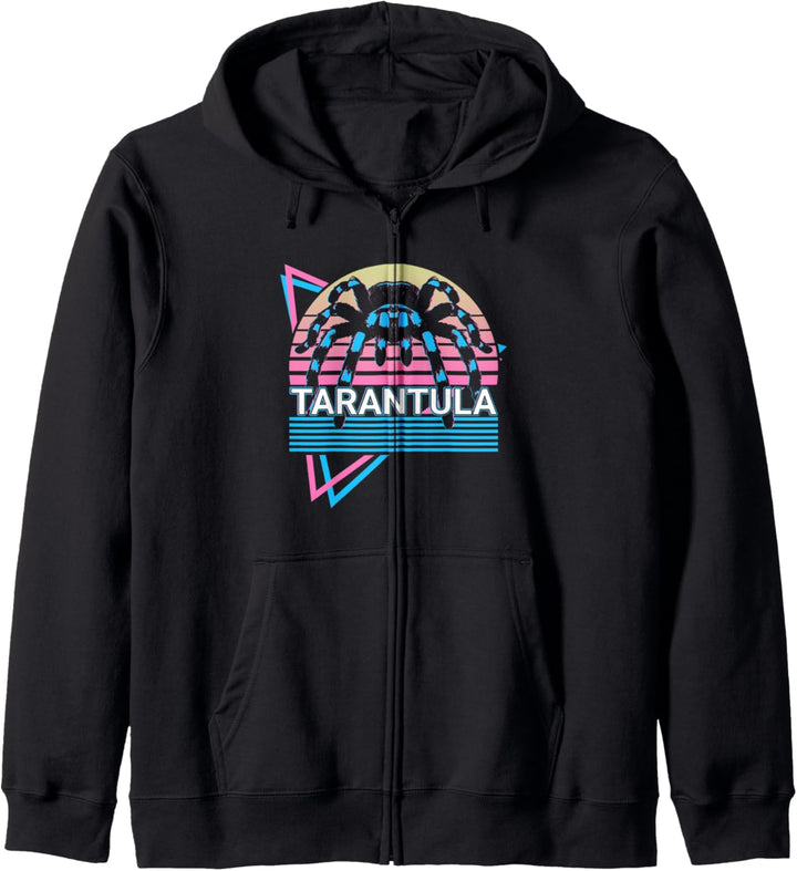 Vogelspinne Retro Kapuzenjacke
