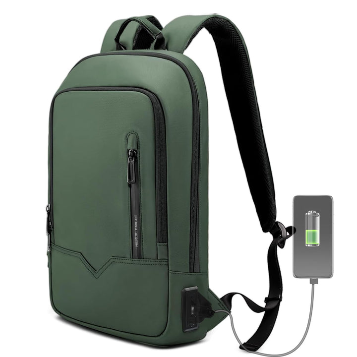 Laptop Rucksack Herren Leicht Business Backpack mit USB-Anschluss Wasserdichter Rucksack Herren Schu