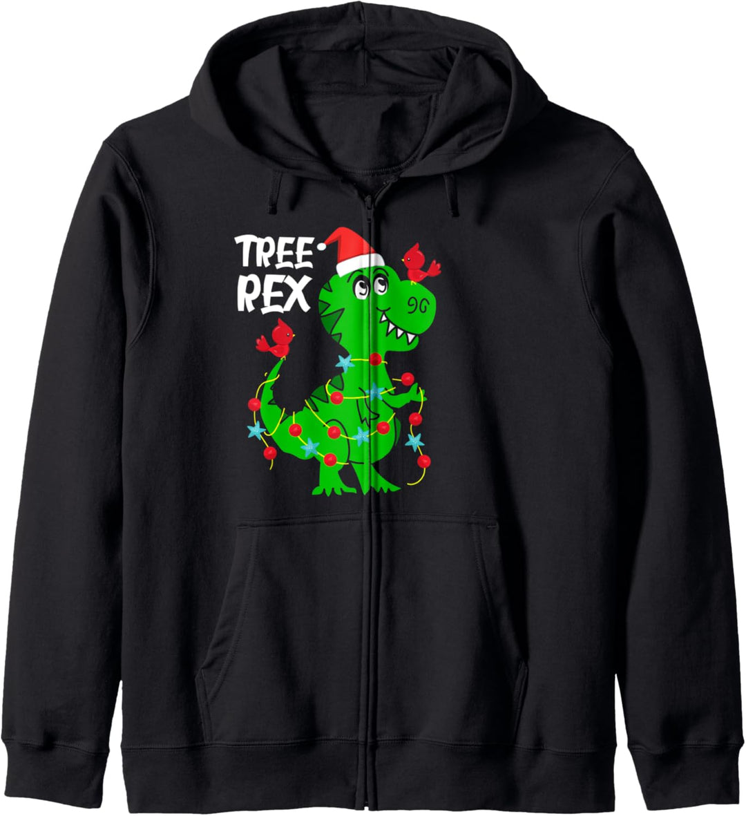 T-Rex Dinosaurier Weihnachtsbaum Witzig Weihnachten Kapuzenjacke