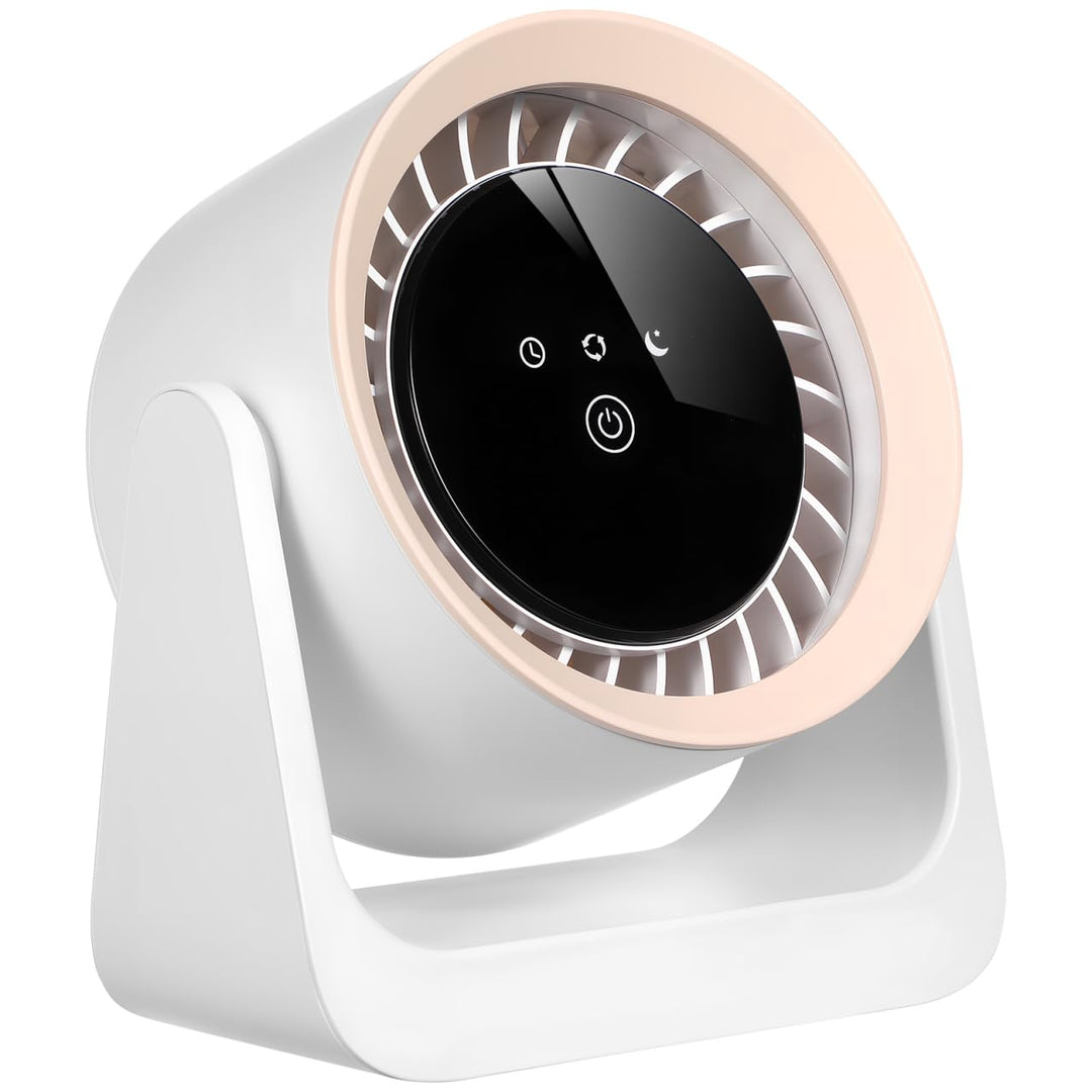 Cabilock USB Tischventilator mit Eispack Tragbarer Leiser mit Verstellbaren Geschwindigkeiten Schlaf