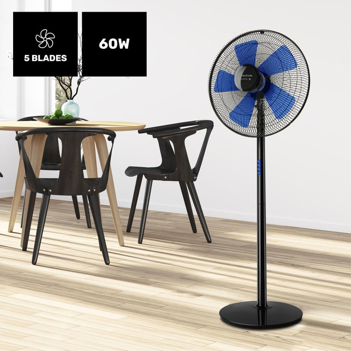 Taurus Boreal Elegance 16C Oszillierender Säulenventilator, Höhe 132 cm, automatisches Oszillationss