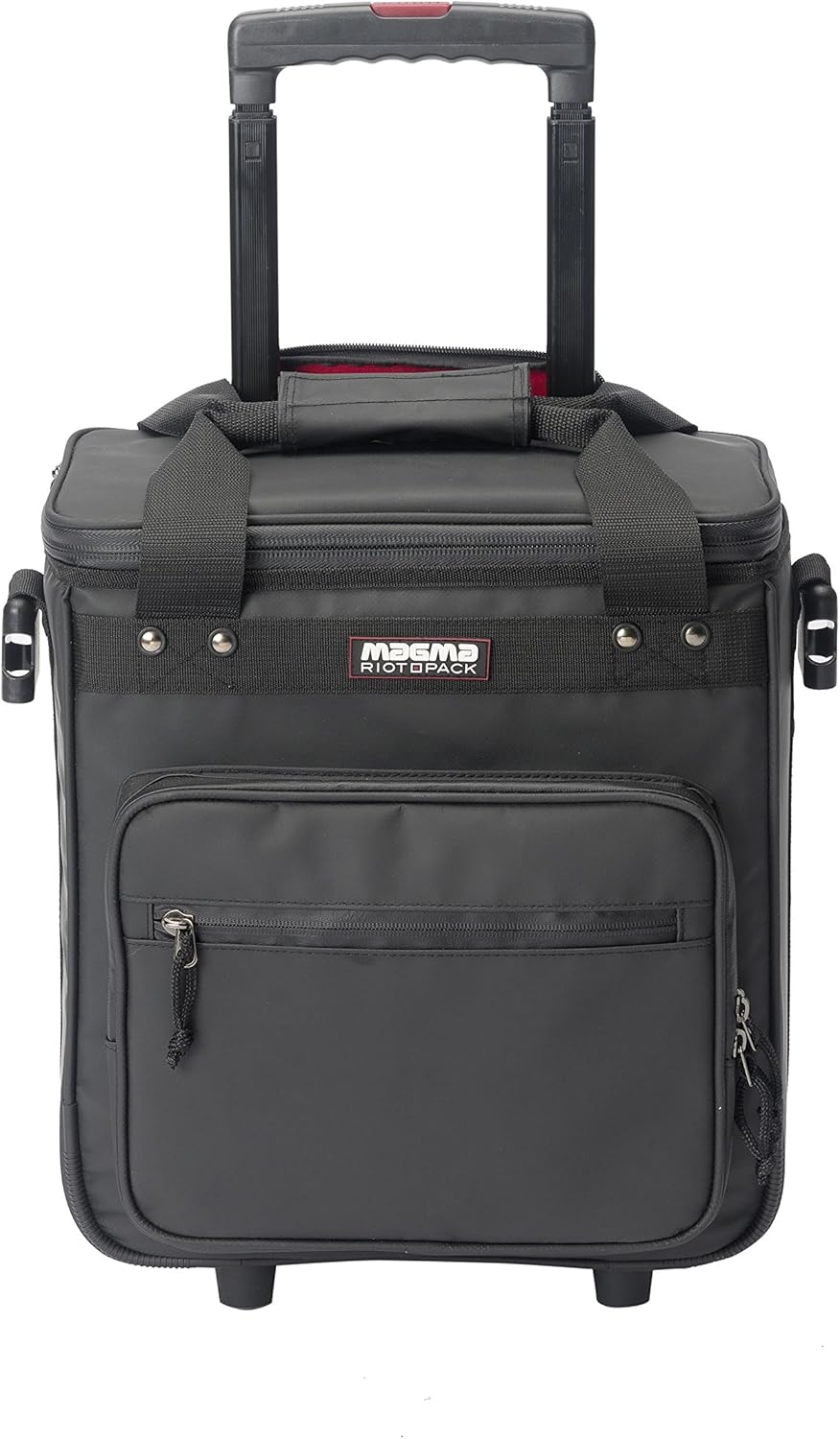 Magma Riot LP Trolley 50 für 127 x 30,5 cm grosse Schallplatten Trolley Schwarz/Red, Trolley Schwarz