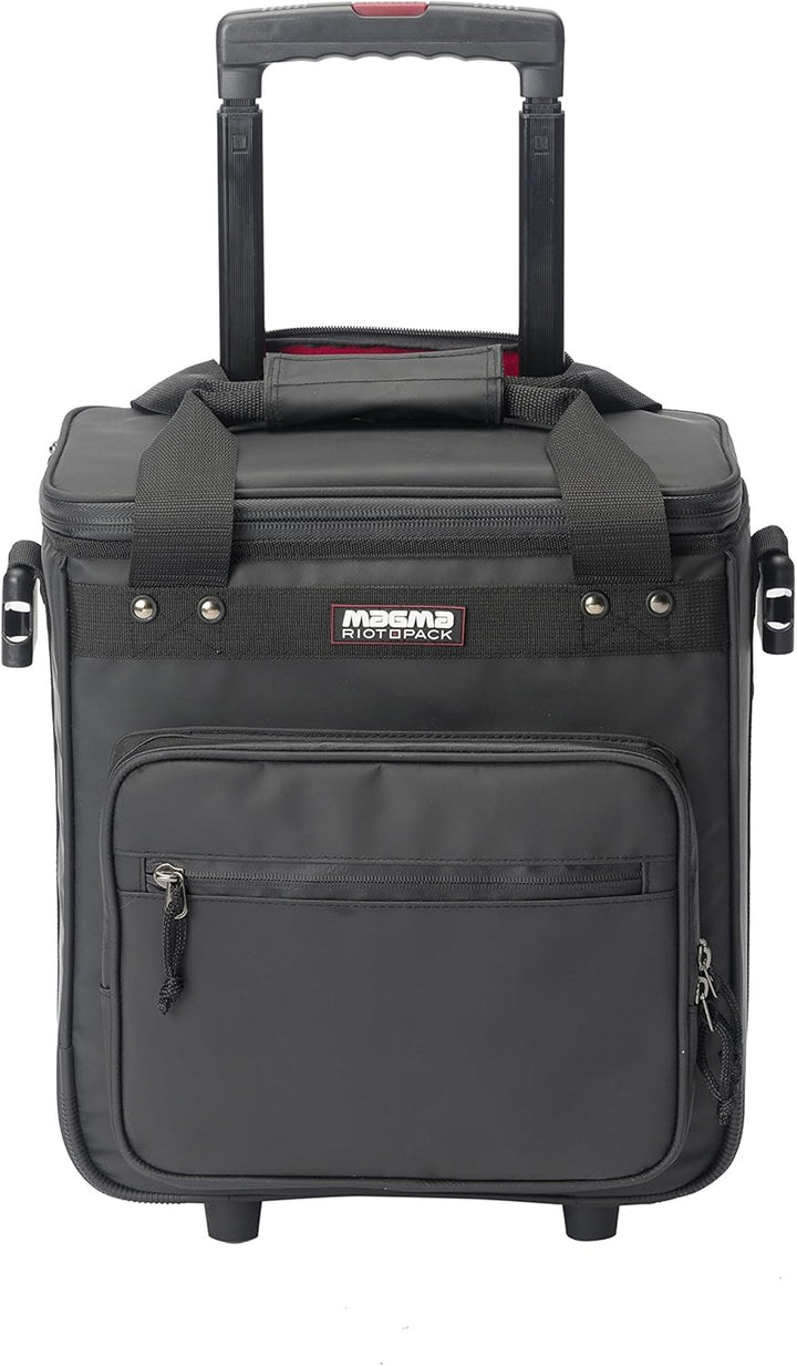 Magma Riot LP Trolley 50 für 127 x 30,5 cm grosse Schallplatten Trolley Schwarz/Red, Trolley Schwarz