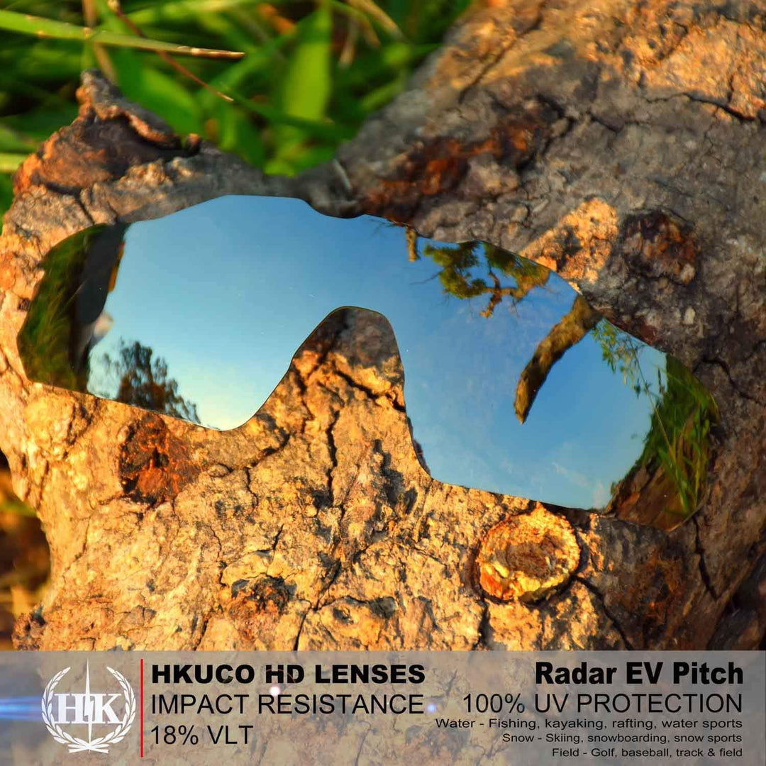 HKUCO verstärken Männer Ersatzgläser für Oakley Radar EV Pitch Rot/Blau/Schwarz/Titan Sunglasses
