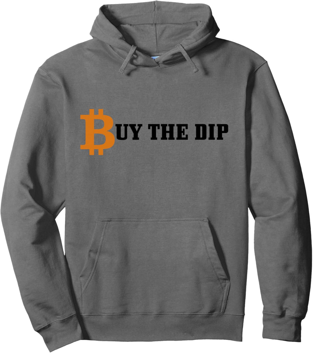 Bitcoin Buy The Dip Logo HODL Kryptowährung Trader BTC Pullover Hoodie