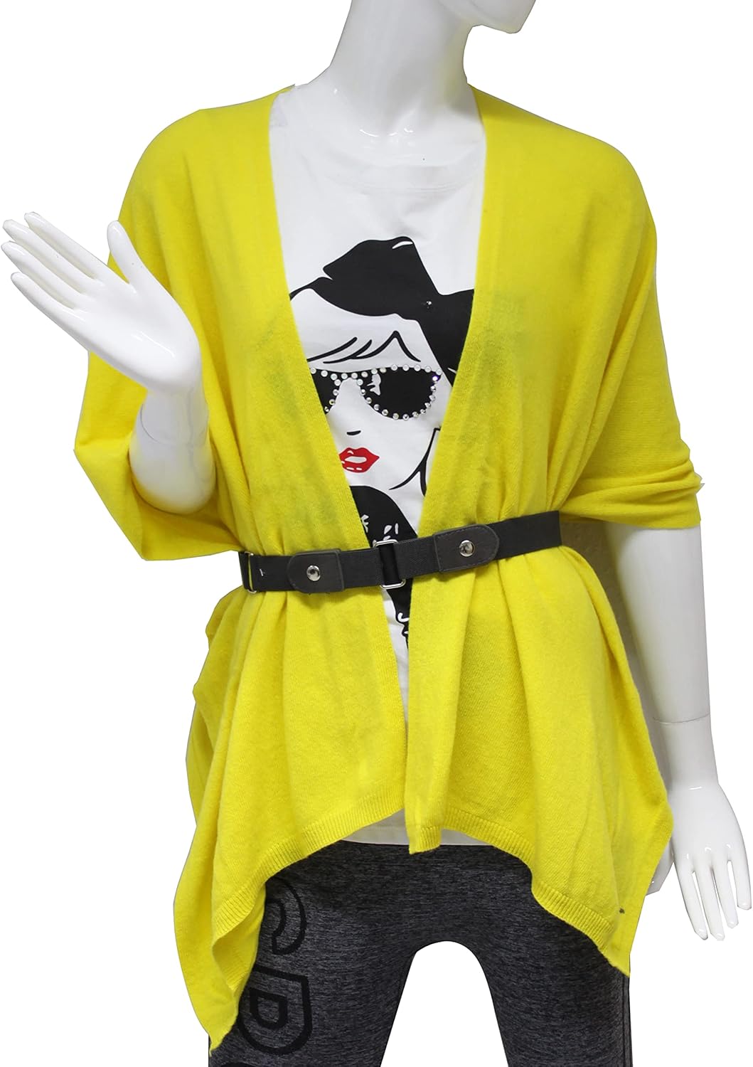 Damen Poncho,Schal Pullover, Lange Strickjacke, Strickpullover, Mantel,XXL Umhängetuch,Tunika für So