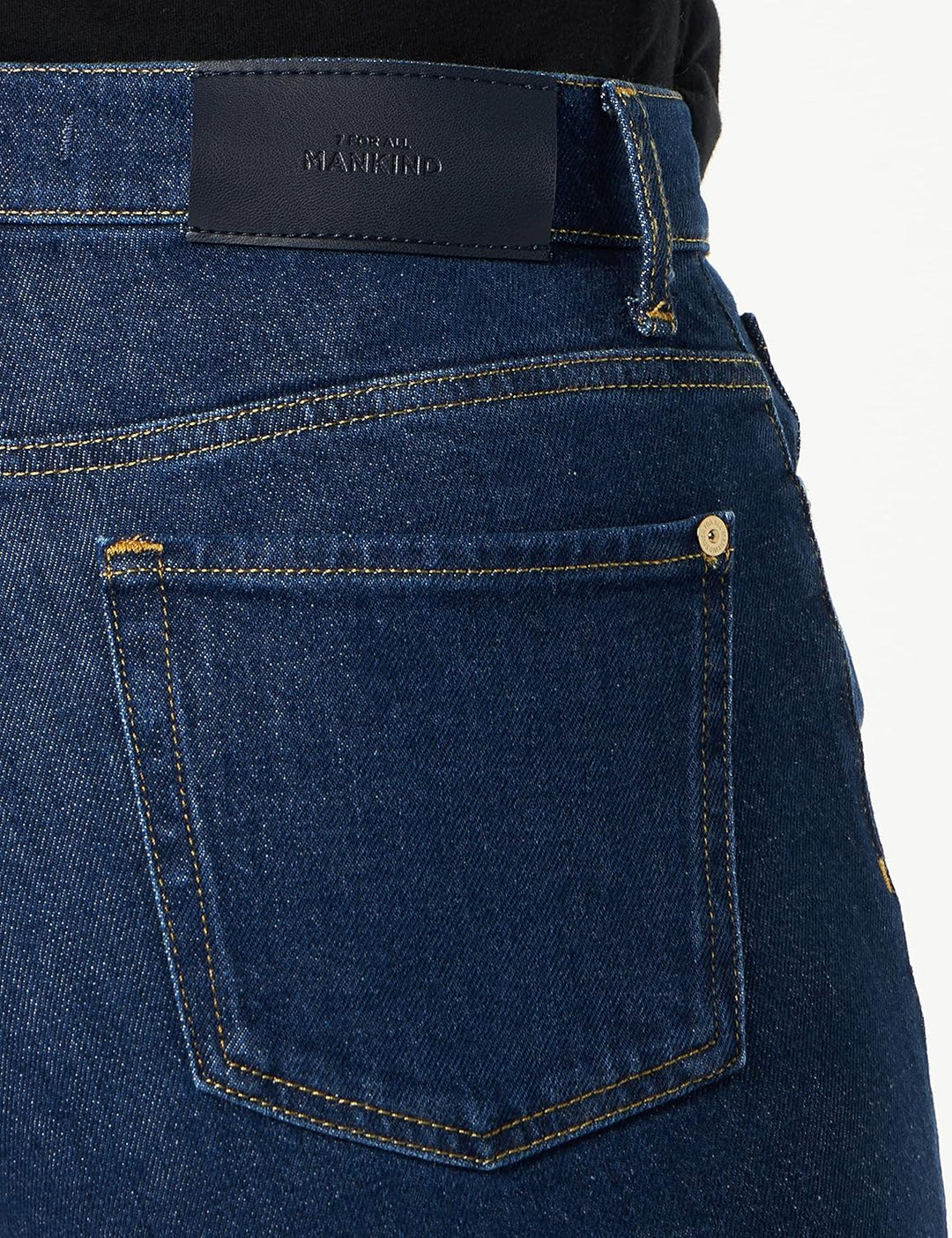 7 For All Mankind Damen Logan Stovepipe Deep Dive Jeans 29 Dark Blue, 29 Dark Blue