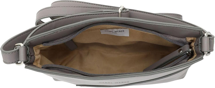 Gerry Weber - piece of me shoulderbag shz Grau 22,00x16,00x8,00 cm Farbe:grau / Material:polyester,p