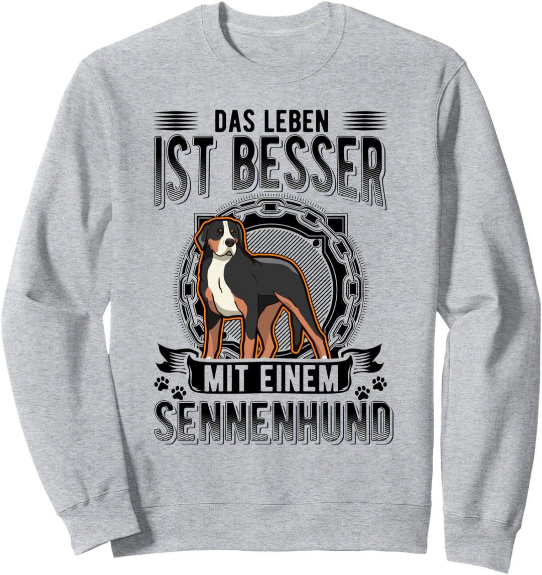 Grosser Schweizer Sennenhund Schweizer Hund Sweatshirt