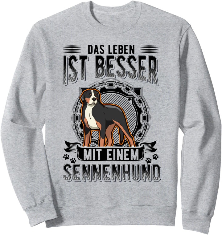 Grosser Schweizer Sennenhund Schweizer Hund Sweatshirt