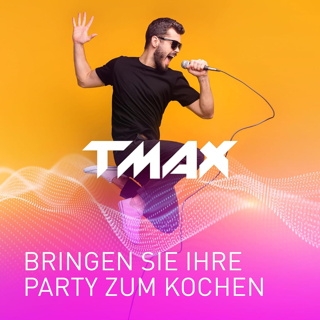Panasonic SC-TMAX45E-K Hochleistungs-Audiosystem mit Bluetooth, 1000 W, integrierter Beleuchtung, US