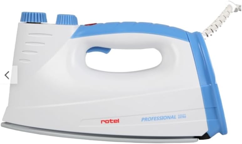 Rotel Professional Extra Original Dampfbügeleisen Blau mit Keramiksohle / 800W / isolierter Tank 300