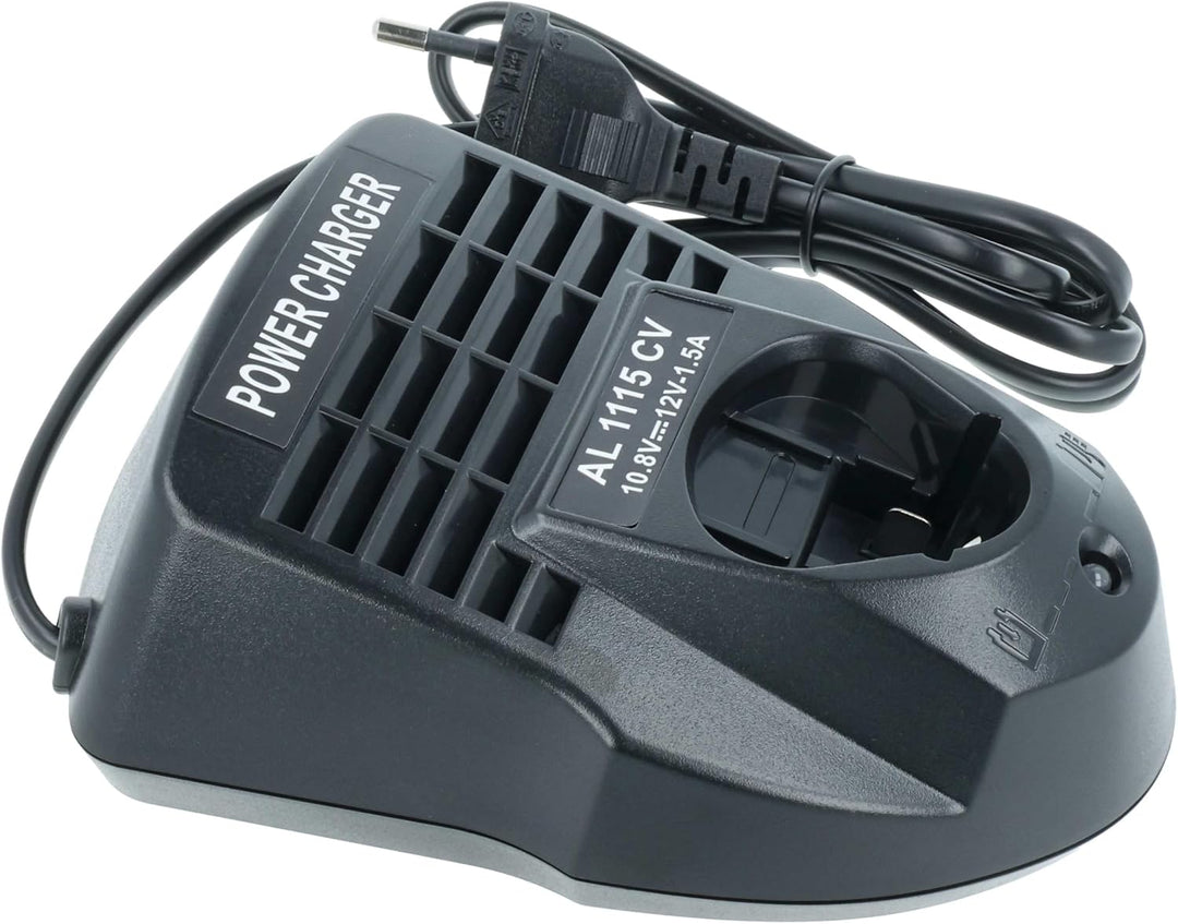 vhbw Ladegerät kompatibel mit Bosch PS70-2A | PSM 10.8 LI, PSR 10.8 Li-2 Werkzeug Akkus - Typ 2