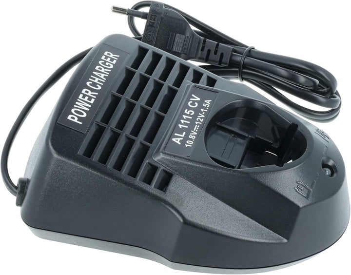 vhbw Ladegerät kompatibel mit Bosch PS70-2A | PSM 10.8 LI, PSR 10.8 Li-2 Werkzeug Akkus - Typ 2
