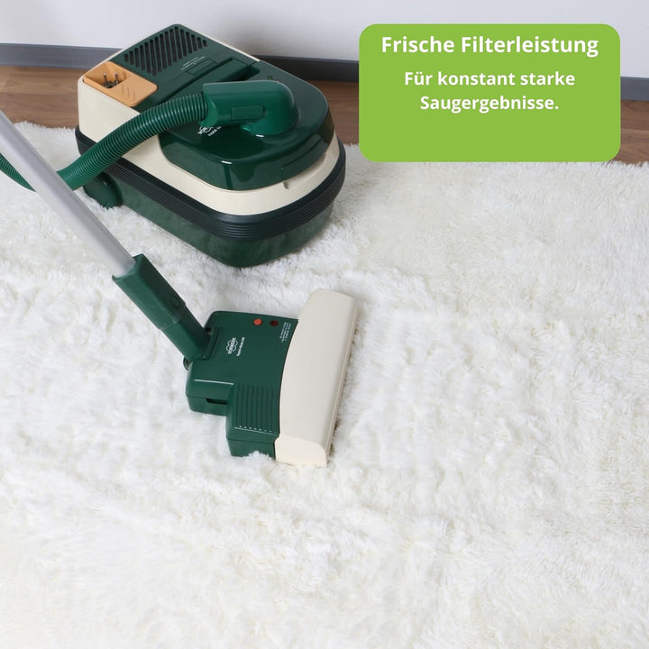 8 hochwertige Staubsaugerbeutel plus Filter passend für Vorwerk Tiger 250 251 252 - Inlusive Motorsc