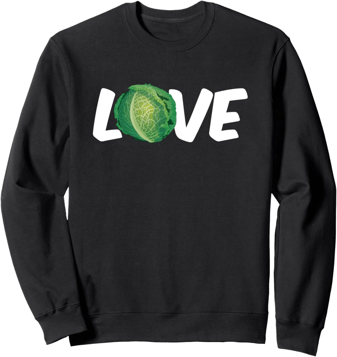Kohl isst sauberes Gemüse. Lustiges Geschenk Sweatshirt