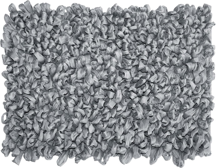 Lashuma Badeteppiche waschbar Rauch - Grau, extra weiche, Flauschiger Badvorleger 50x70 cm 50x70 cm