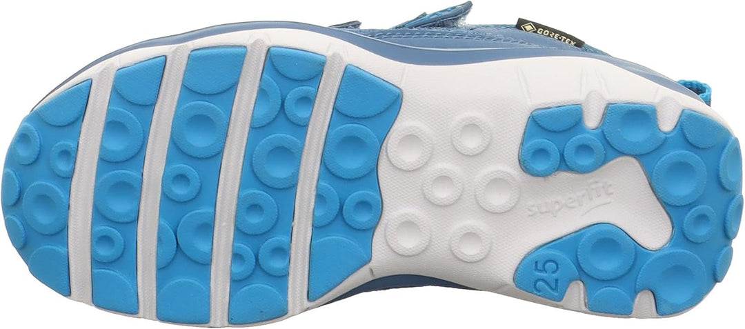 Superfit Jungen Sport5 Sneaker 24 EU Weit Blau Türkis 8060, 24 EU Weit Blau T&amp;