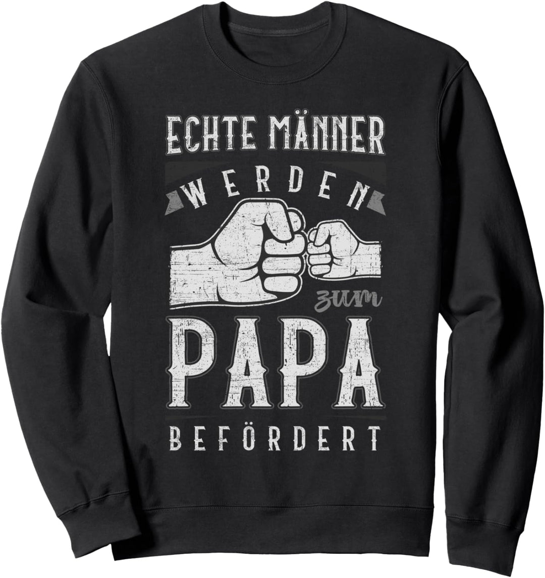 Frischgebackener Papa, Papa Kind, Zur Geburt für Papa Sweatshirt