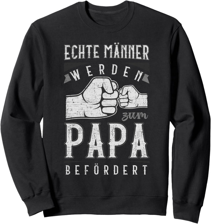 Frischgebackener Papa, Papa Kind, Zur Geburt für Papa Sweatshirt
