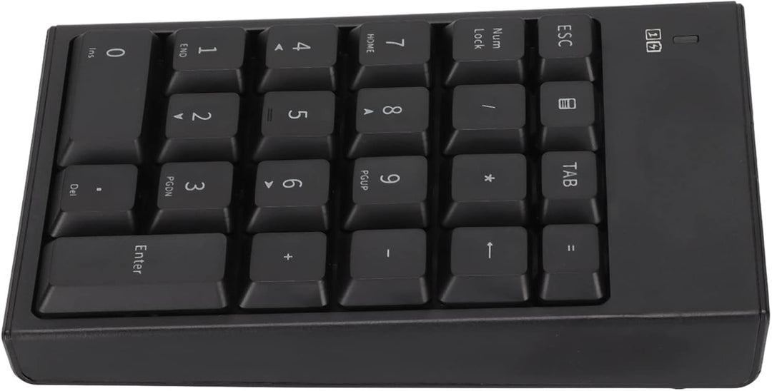 Goshyda Kabelloser Nummernblock, 2,4 GHz USB Wireless Numeric Keypad 22 Key Numpad Financial Account