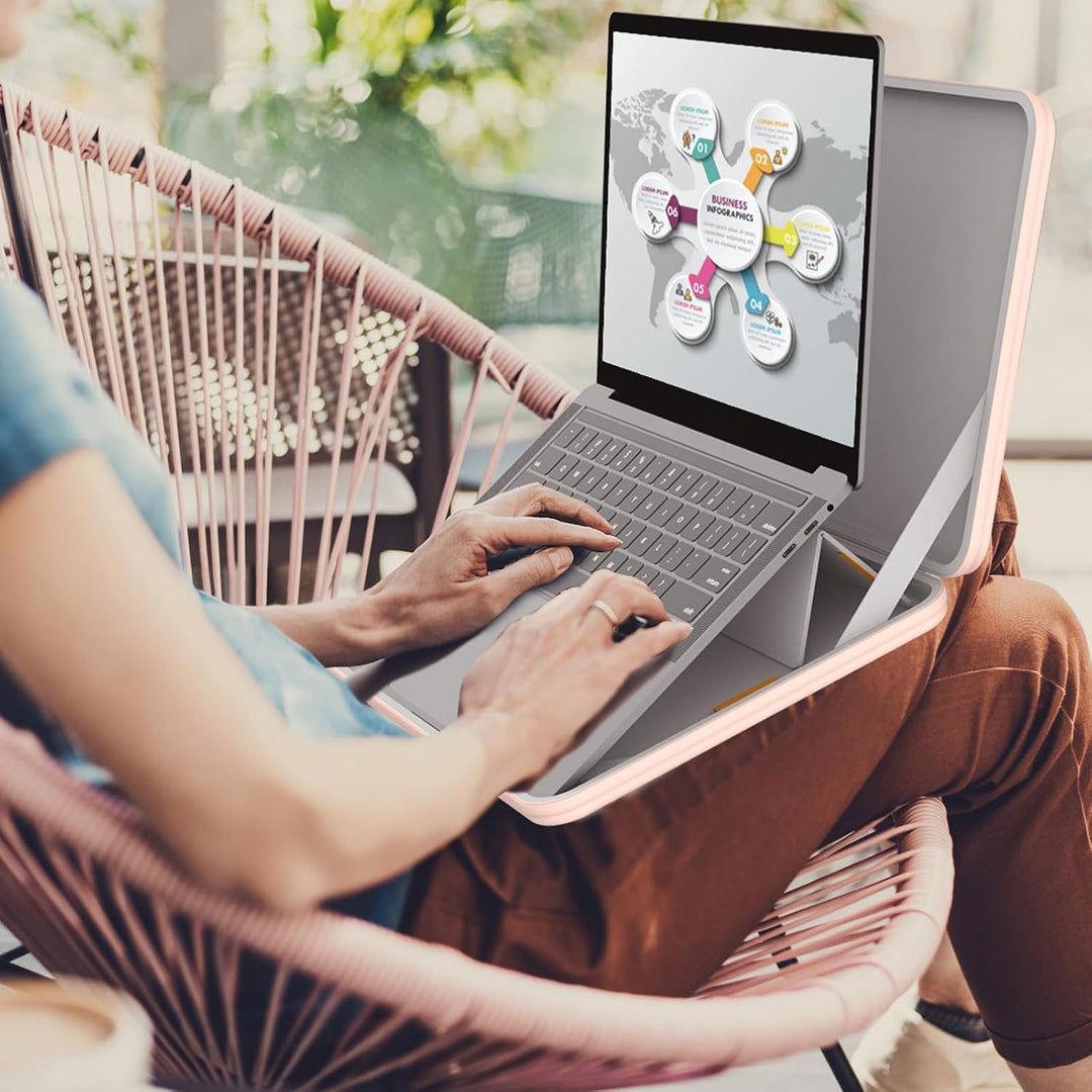 Smatree MS52T Laptop Hartschalenhülle aus Eva mit Laptopständer, für 13,5 Zoll Microsoft Surface 6/5