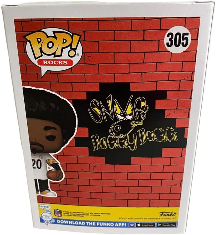 Snoop Dogg White Steelers Jesrsey Exclusive Vinyl Figure
